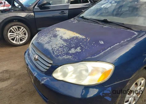 2003 Toyota Corolla Ce/Le/S from USA, damaged, VIN 2T1BR32E73C004940